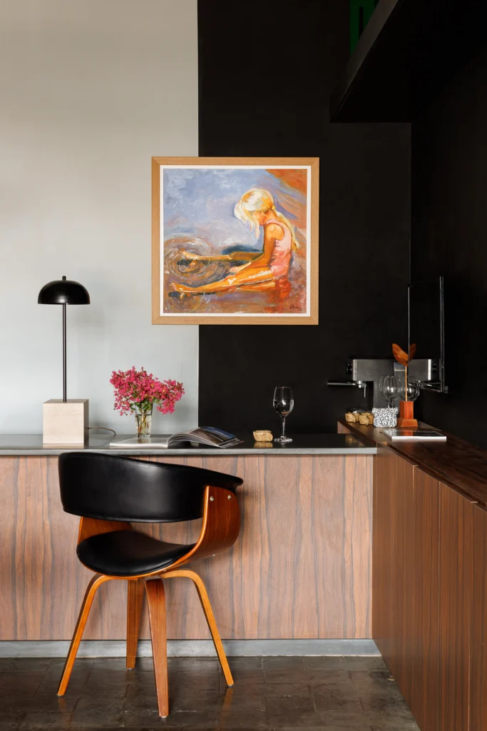 recepção do showroom Casa Minimalista em Lençóis Paulista